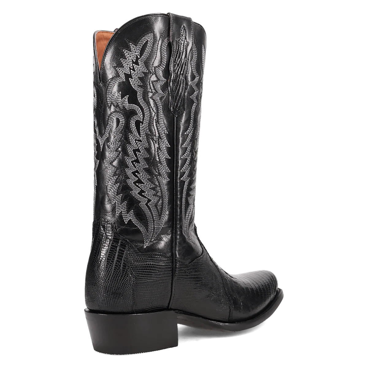 Dan Post Black Ringold Lizard Boots