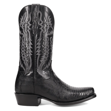Dan Post Black Ringold Lizard Boots