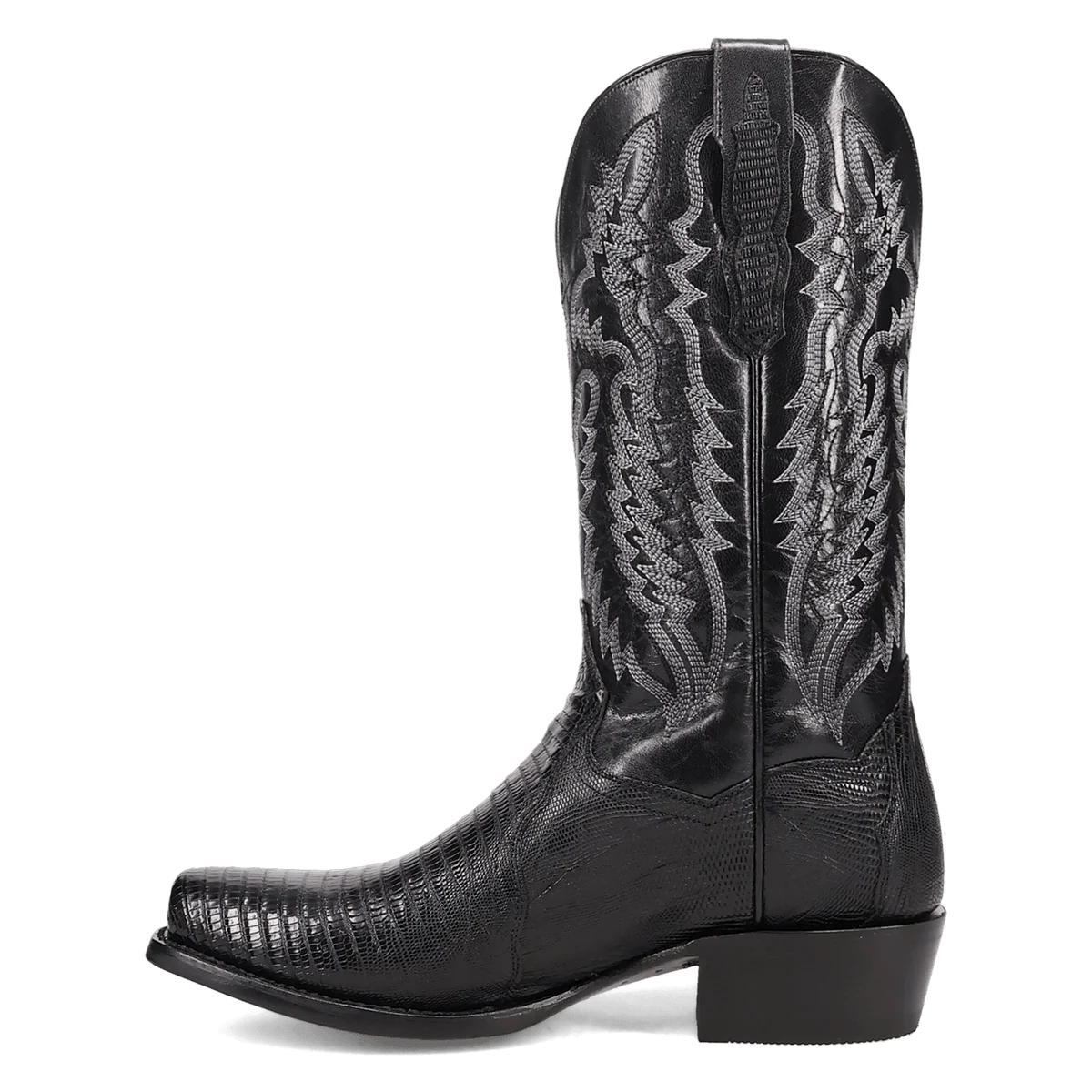 Dan Post Black Ringold Lizard Boots