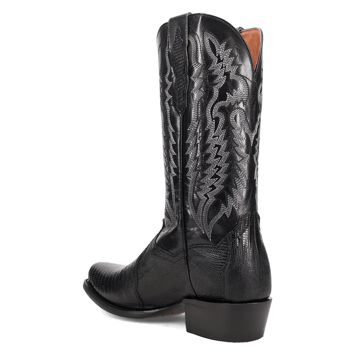 Dan Post Black Ringold Lizard Boots