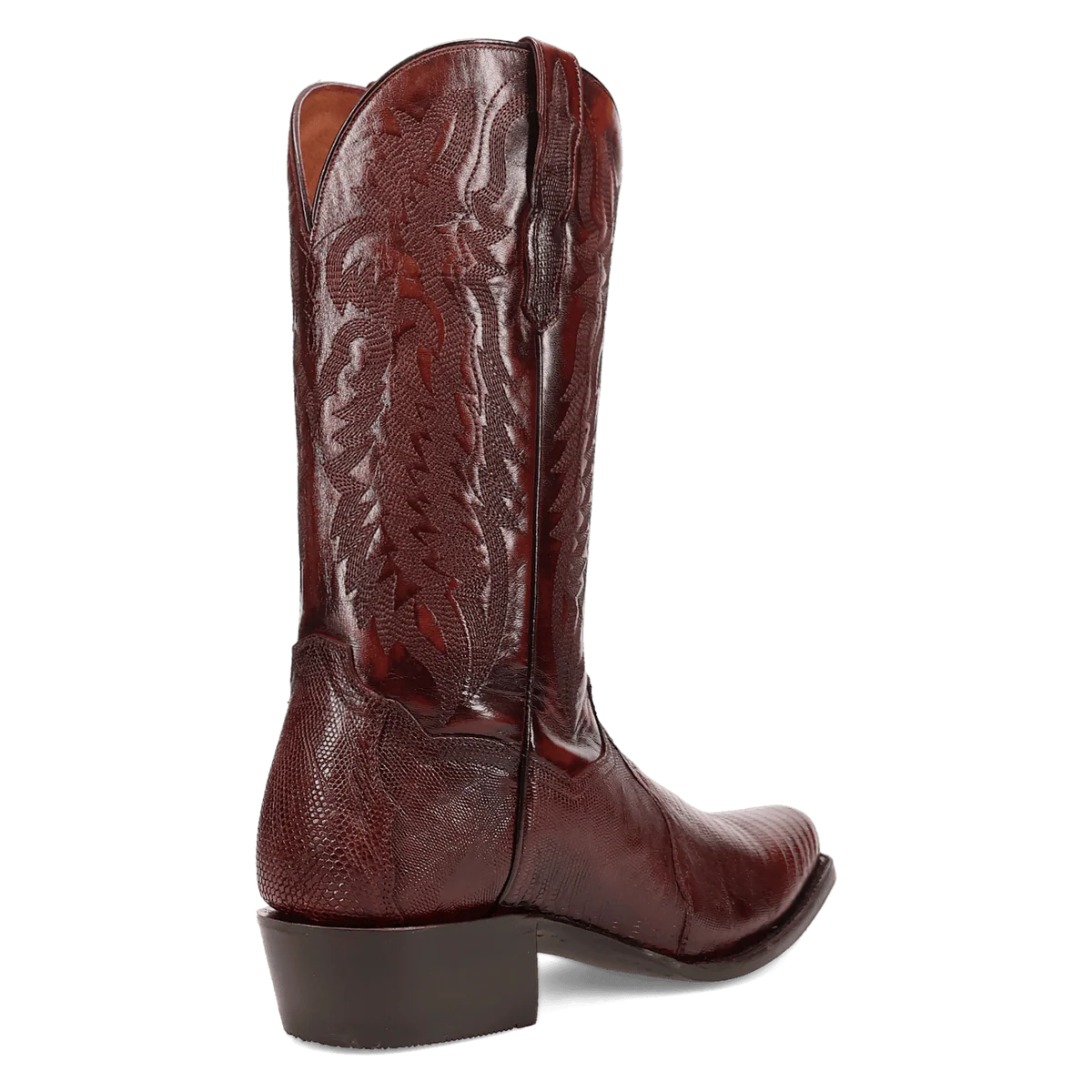 Dan Post Antique Tan Ringold Lizard Boots