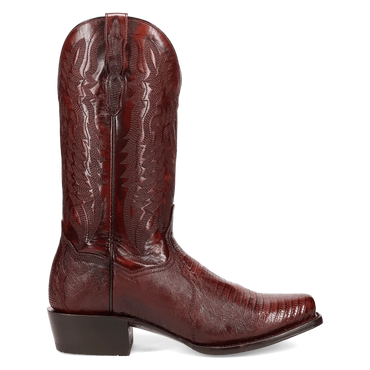 Dan Post Antique Tan Ringold Lizard Boots