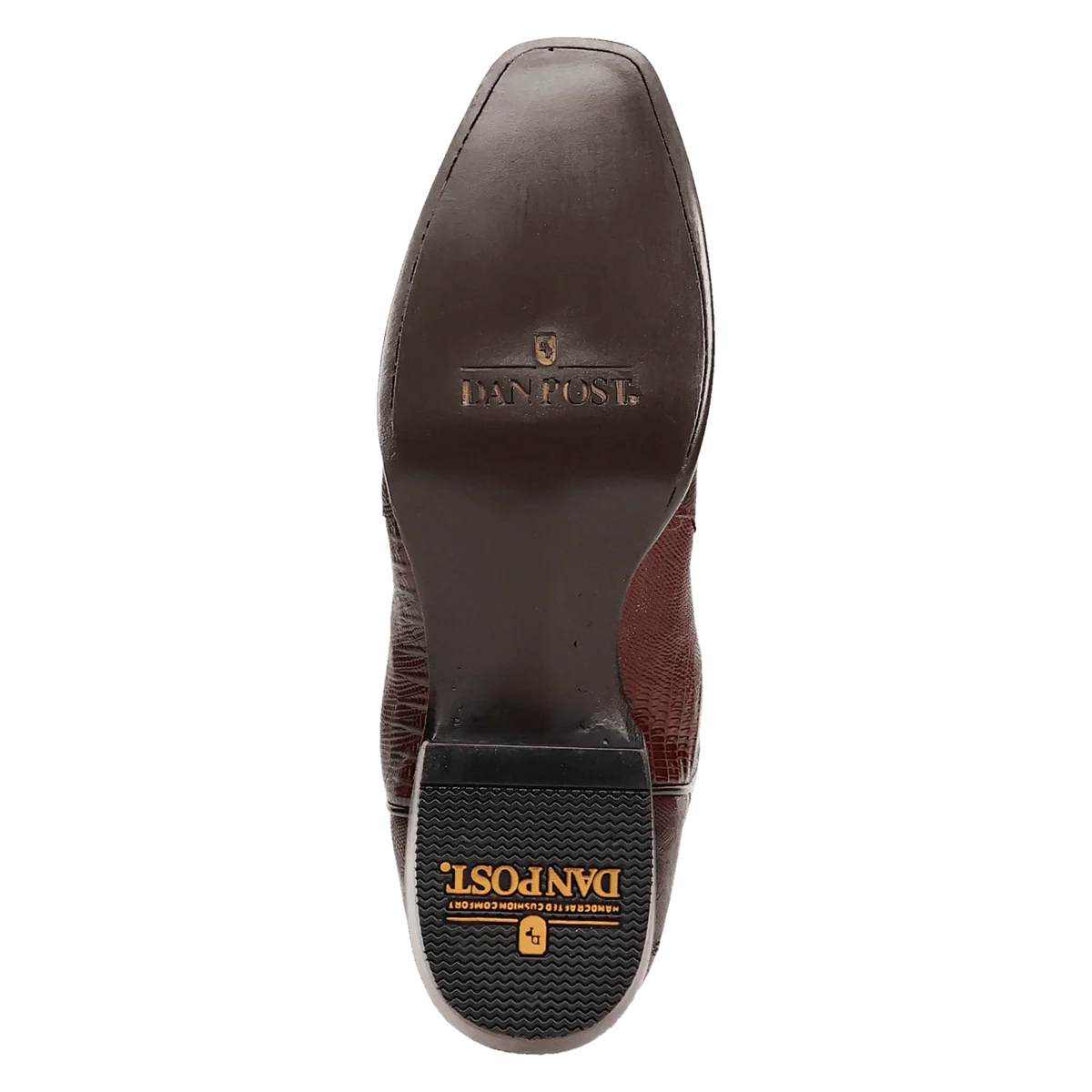 Dan Post Antique Tan Ringold Lizard Boots