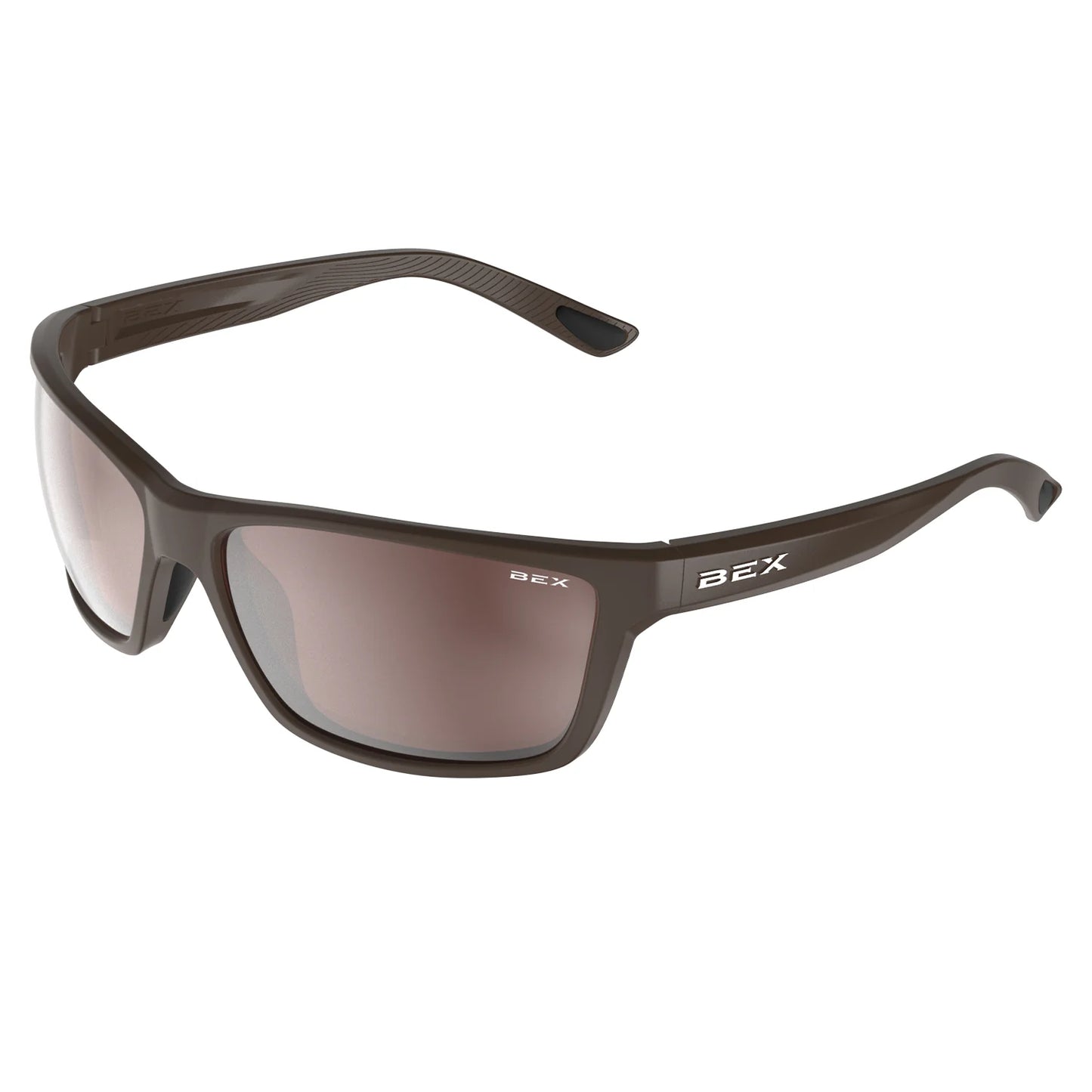 BEX - Davis Sunglasses in Brown & Silver