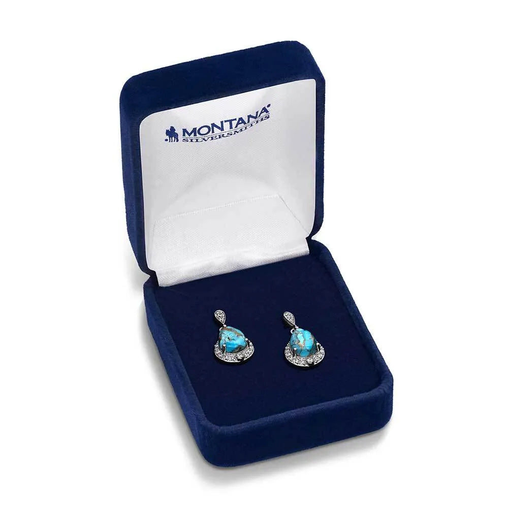 Montana Silversmith Blue Rivers Turquoise Earrings