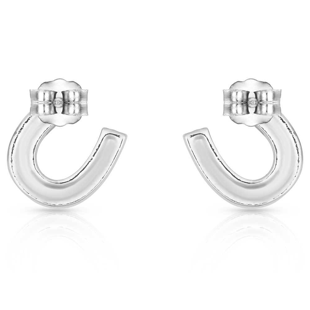 Montana Silversmith Crystal Clear Stuck on Luck Post Earrings