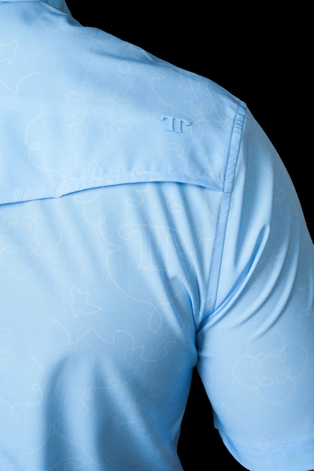 Ferrell The Carson - Light Blue Short Sleeve Pearl Snap Shirt