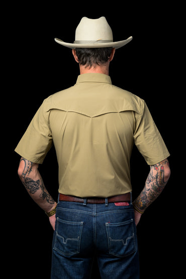 Ferrell CORE - Khaki Short Sleeve Snap Shirt