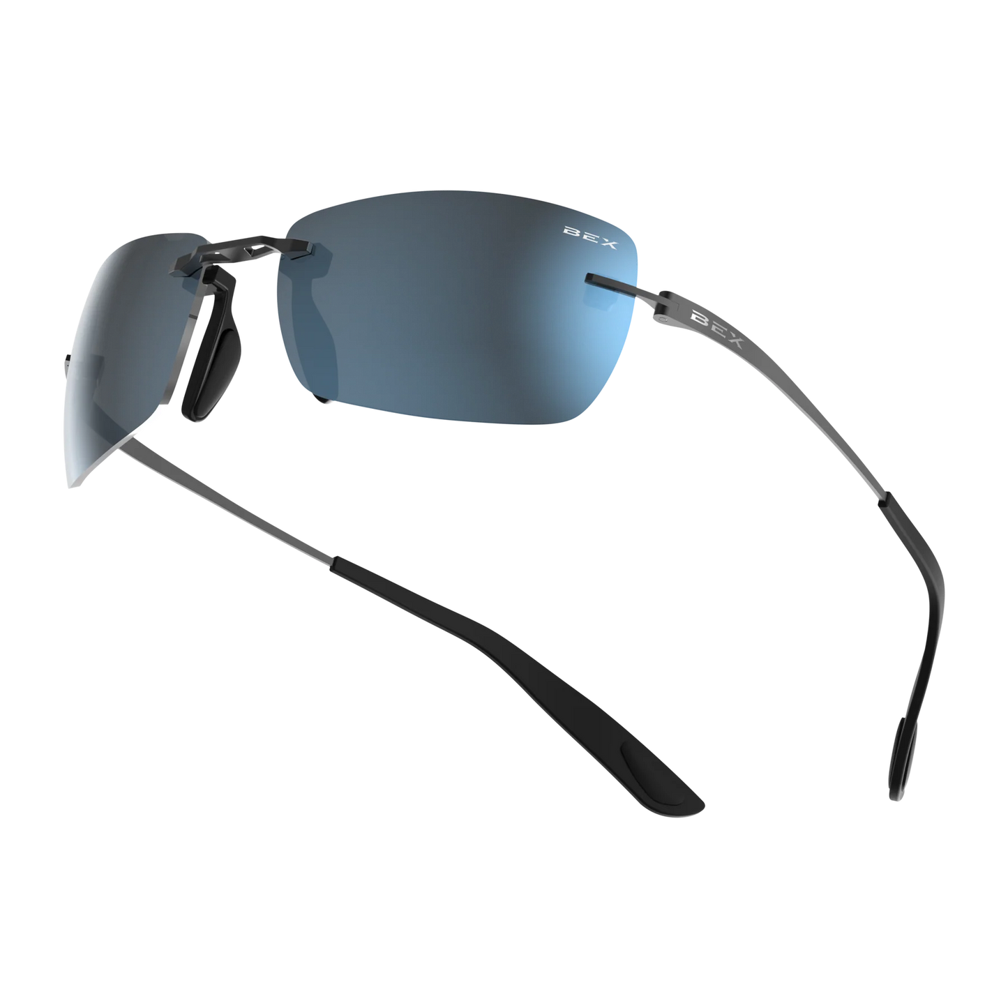 BEX - Fynnland X-OTG Sunglasses in Gunmetal, Gray, & Blue