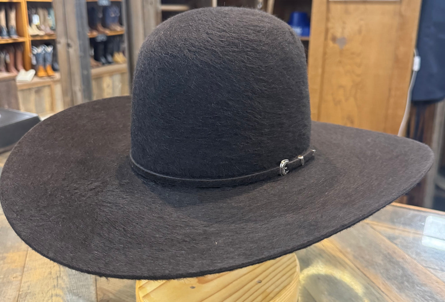 Rodeo King OC Charcoal 10X Grizzly Hat