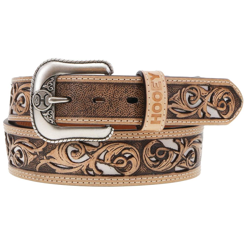 Hooey "Top Notch" Belt w/ Ivory Inlay