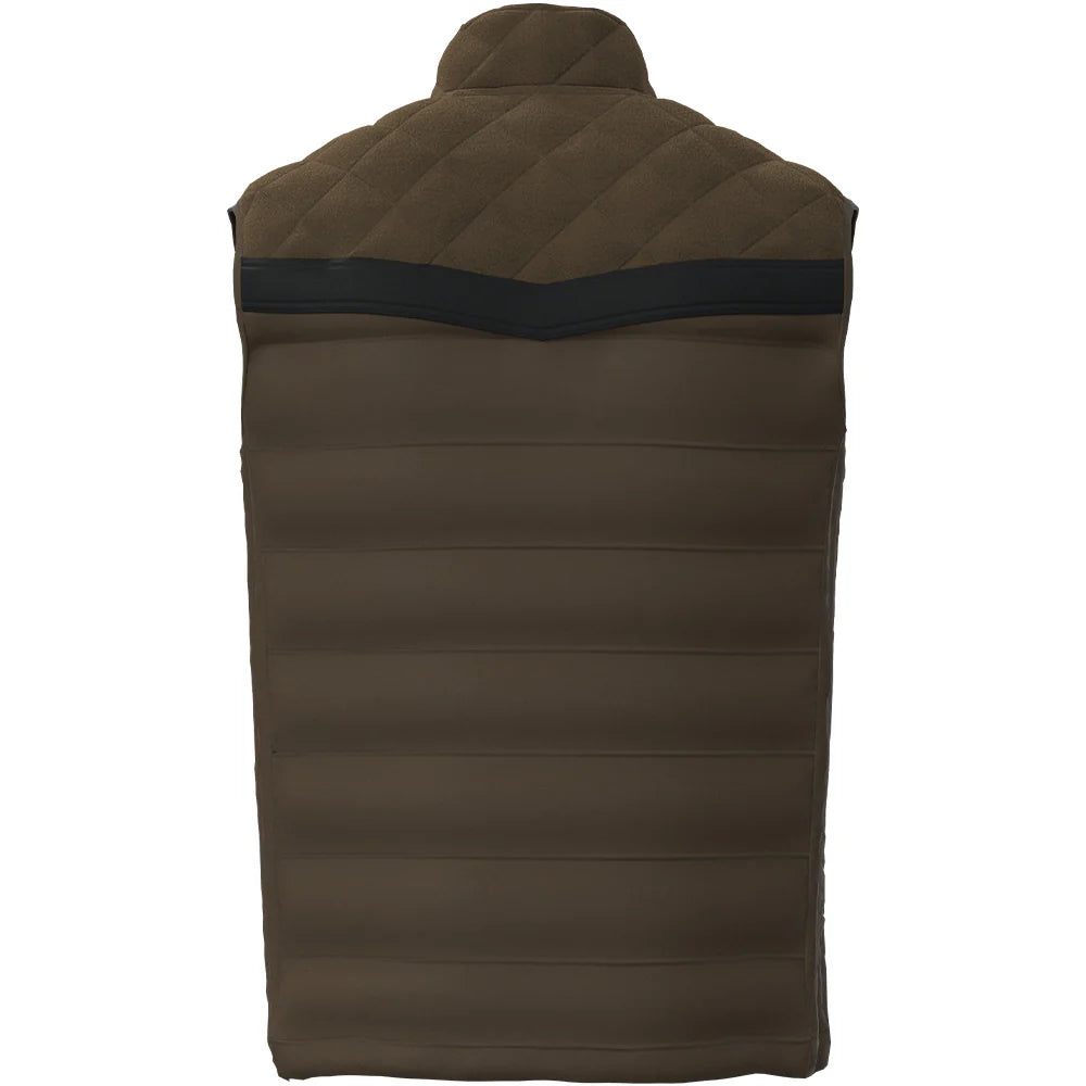 Hooey "Banff" Brown Puffer Vest