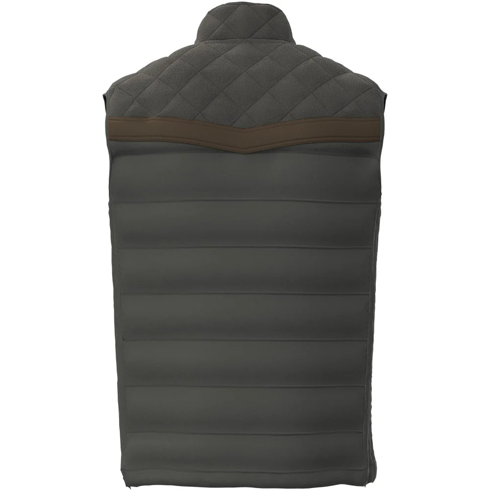 Hooey "Banff" Grey Puffer Vest