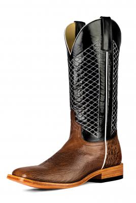 AB Top Hand Collection Kango Tobac Smooth Ostrich Boots