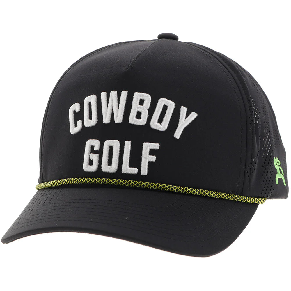 Hooey "Cowboy Golf" Black Hat