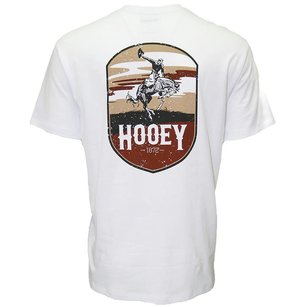 Hooey Youth "Cheyenne" White Pocket T-shirt