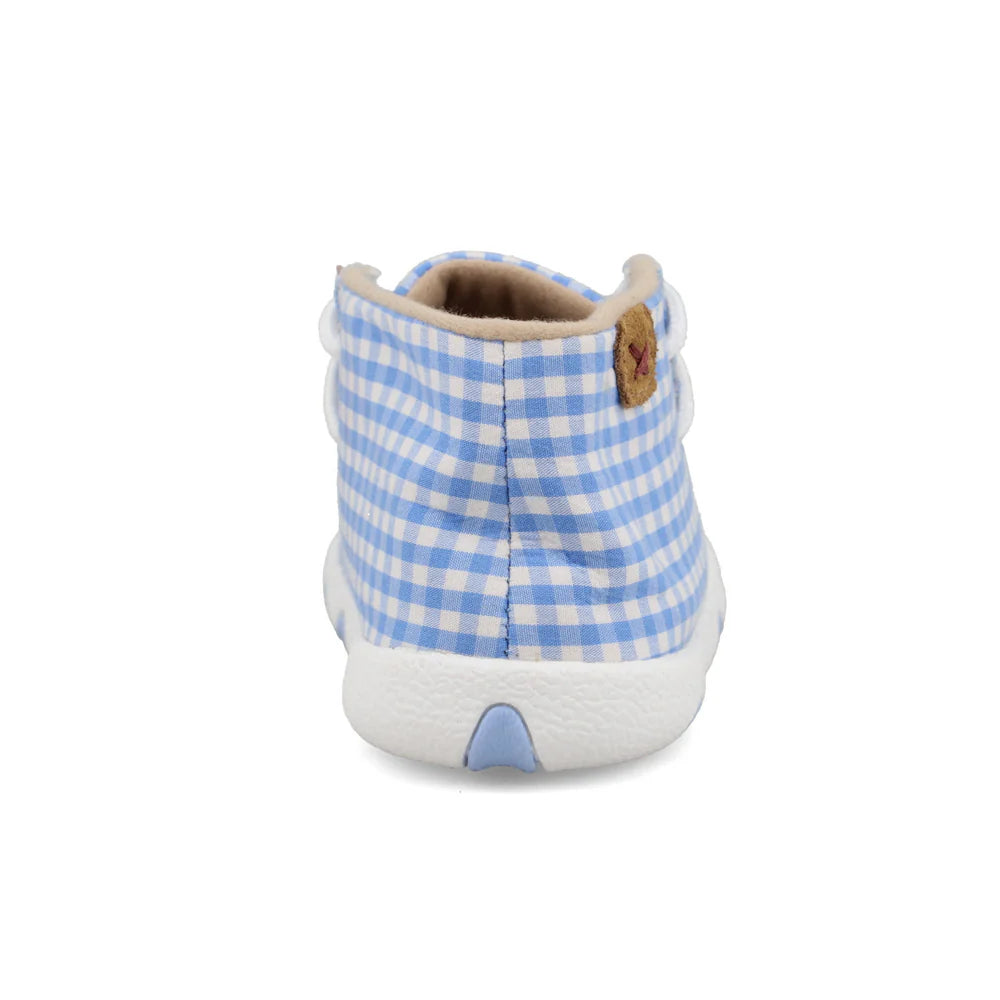 Twisted X Blue Gingham Chukka Driving Moc