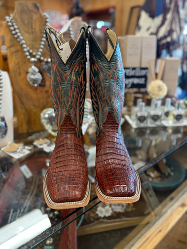 Anderson Bean Rust Lux Caiman Boots