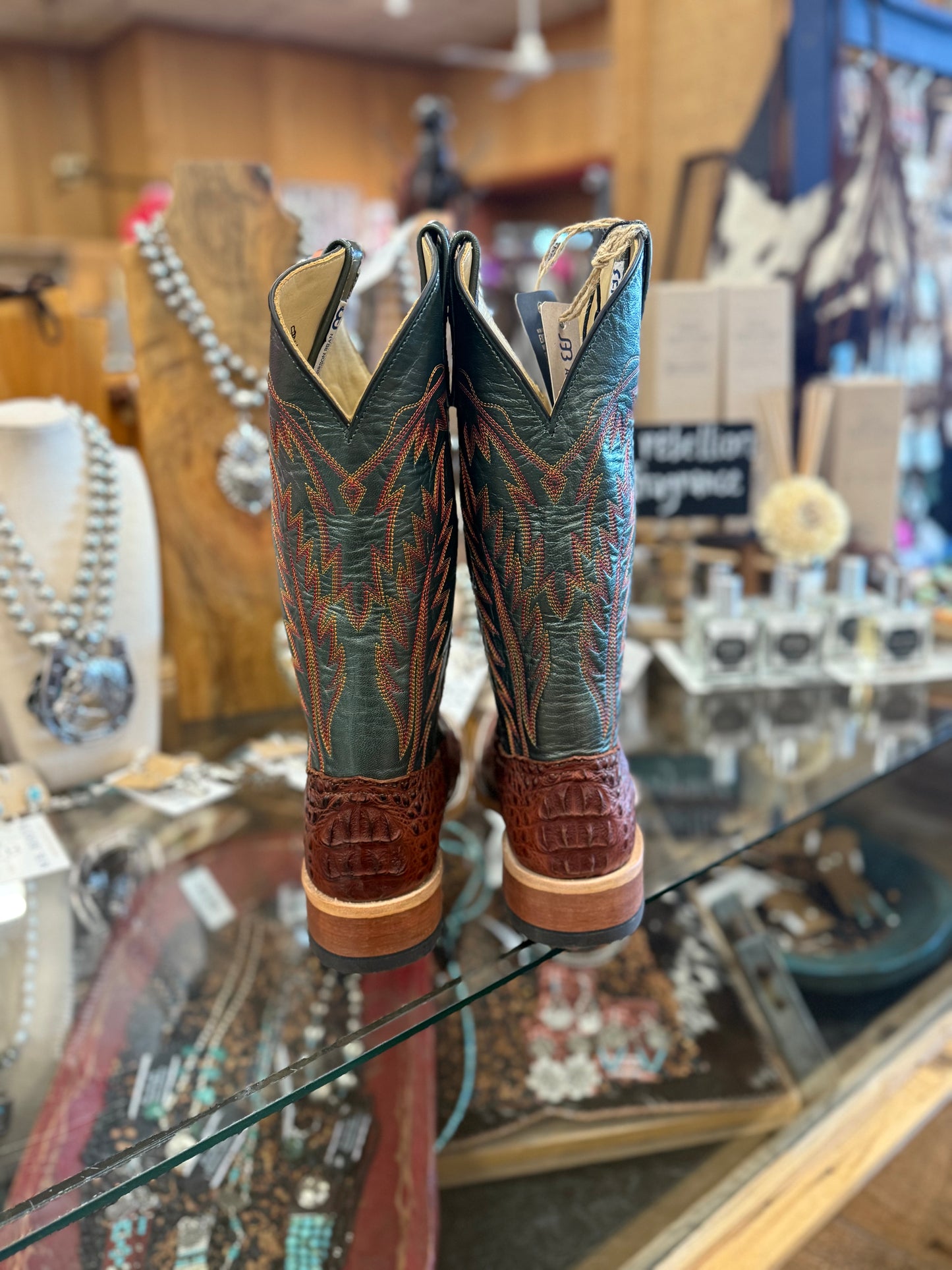 Anderson Bean Rust Lux Caiman Boots