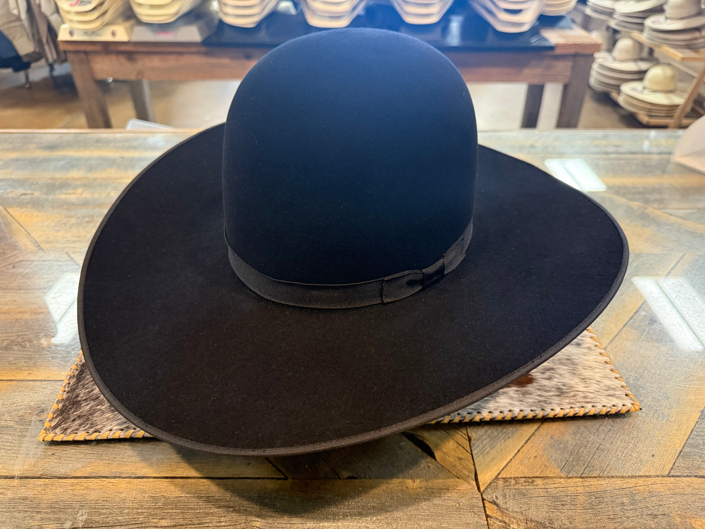 American OC Black 10X Bound Edge Hat