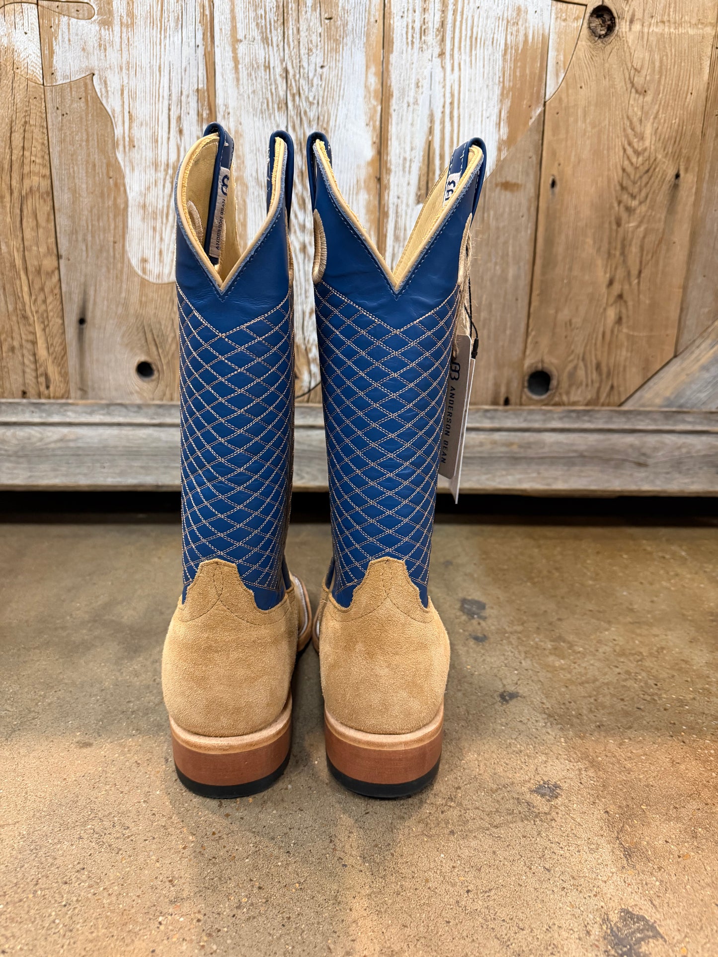Mr. Boots Exclusive Anderson Bean Lickity Split Royal Blue Boots