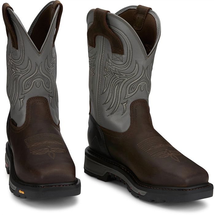 Justin Tanker 11" Steel Toe Work Boots