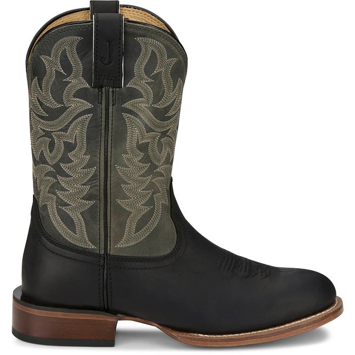 Justin Disco Man 11" Western Midnight Boots