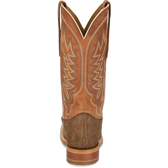 Justin Tan Cowman 13" Shrunken Shoulder Boots