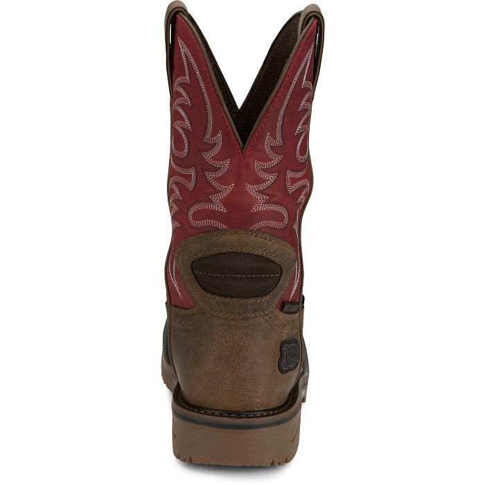 Justin Thorn 11" Waterproof Met Guard Comp Toe Boots