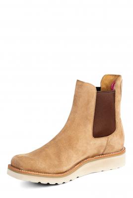 Macie Bean Swedge Tobacco Suede Booties