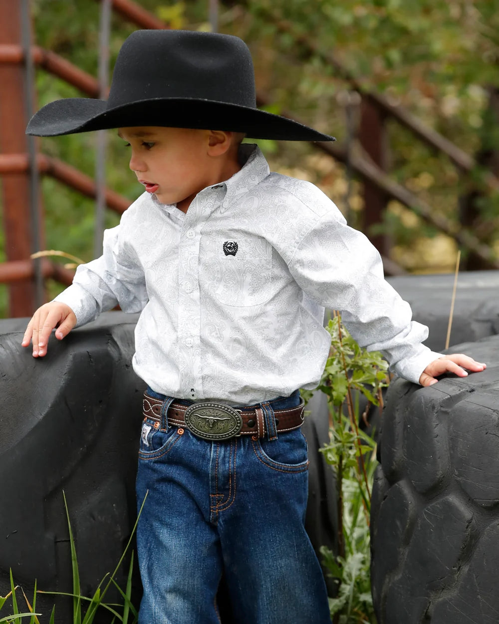 Cinch Boy's Button-Down Western Shirt