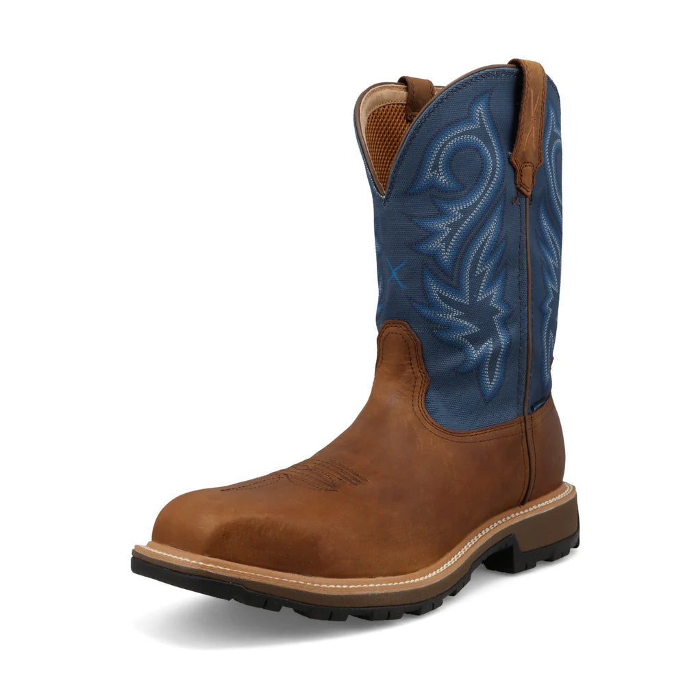 Twisted X 11" Rustic Brown & Niagara UltraLite X™ Work Boots