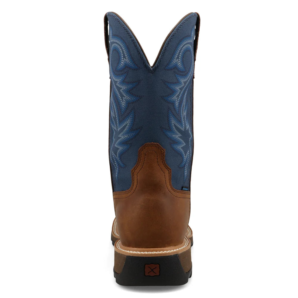 Twisted X 11" Rustic Brown & Niagara UltraLite X™ Work Boots