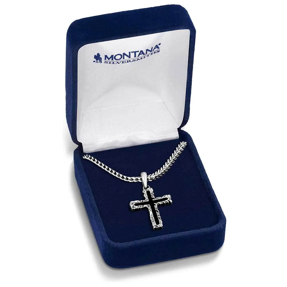 Montana Silversmith Roughstock Cross Necklace