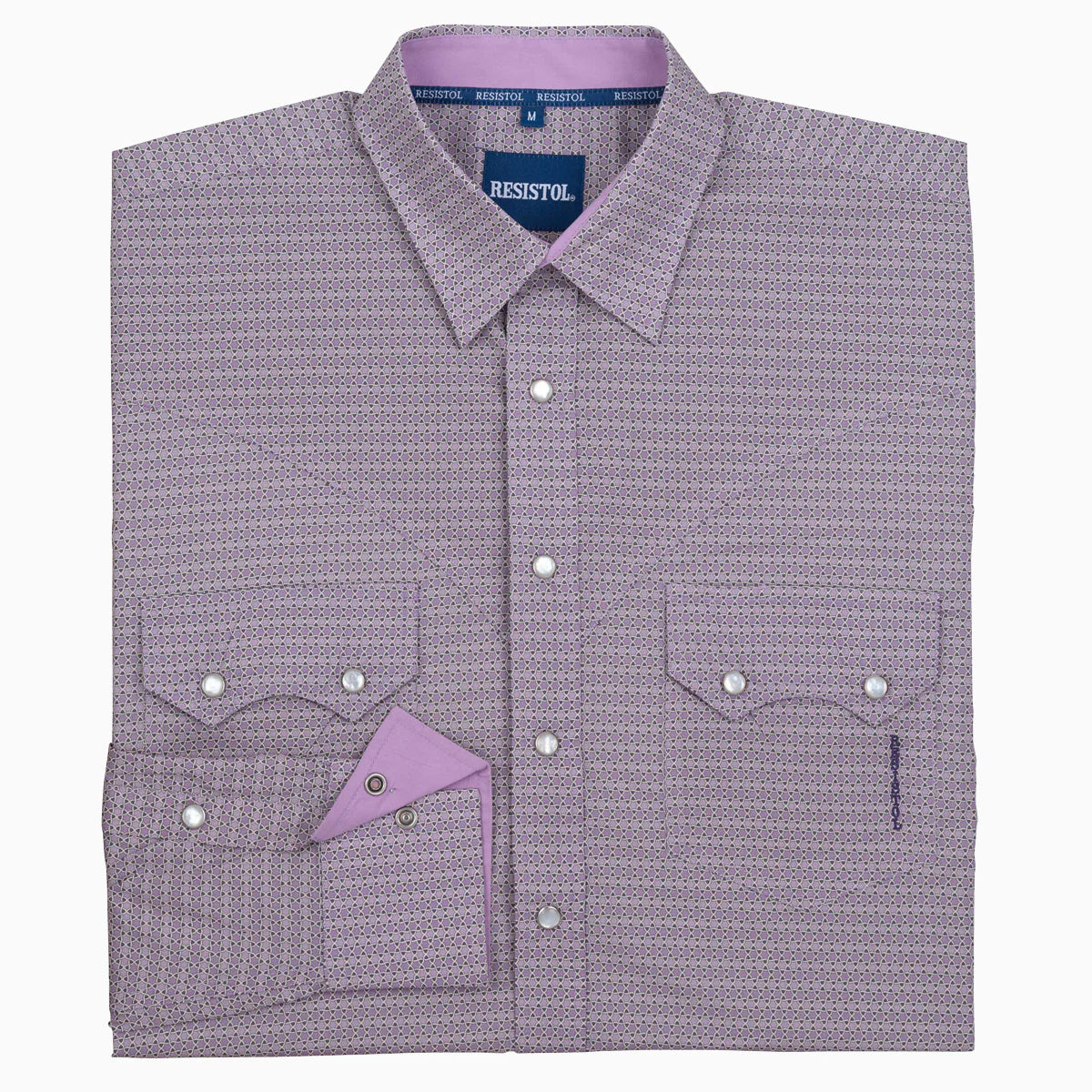 Resistol Arcadia Purple Snap Shirt