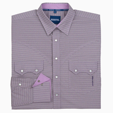 Resistol Arcadia Purple Snap Shirt