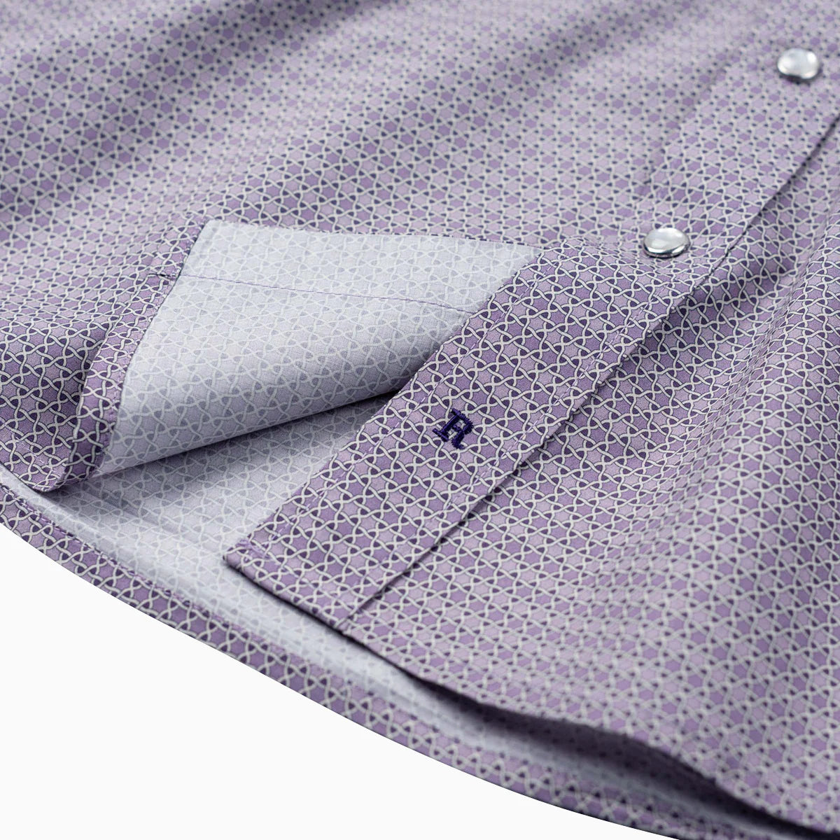 Resistol Arcadia Purple Snap Shirt