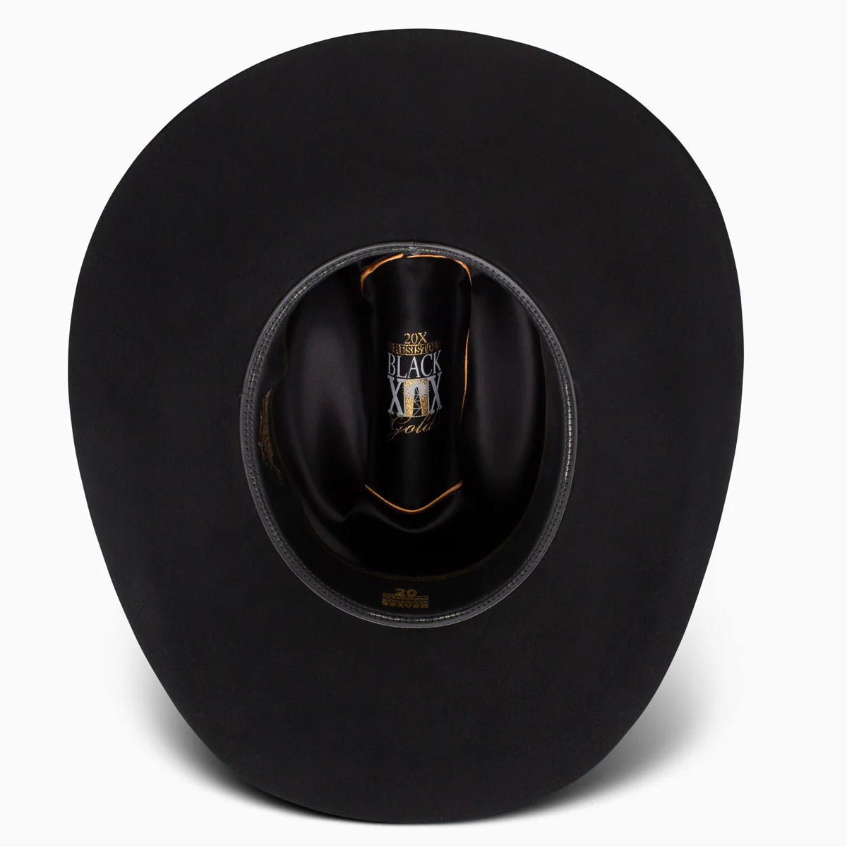 Resistol 20X Black Gold 72 Profile Cowboy Hat