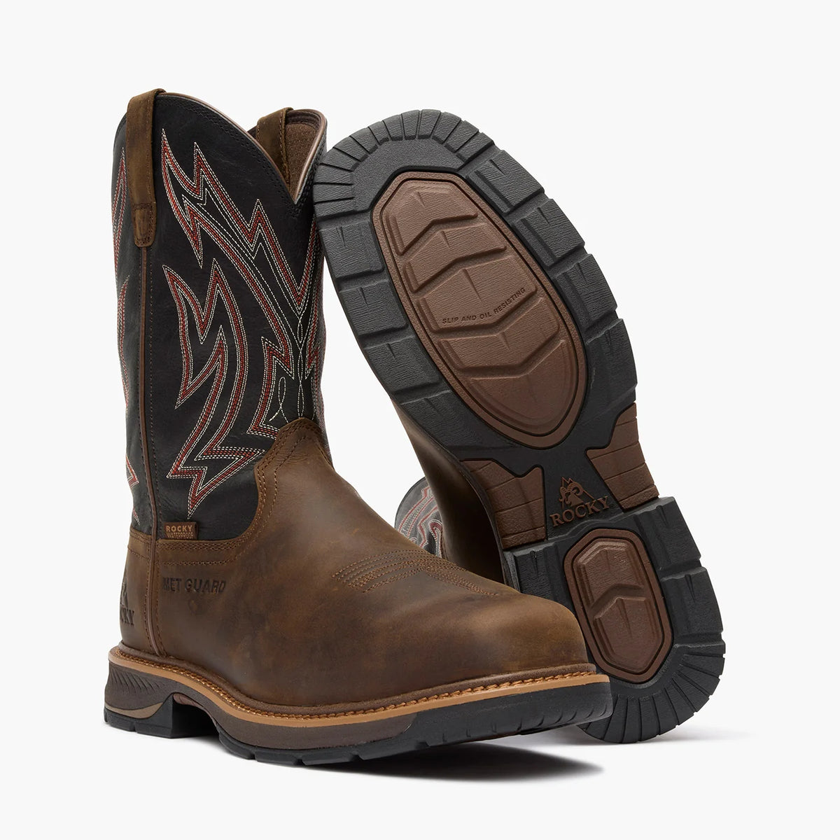 Rocky Boots Rocky Ride LTE MET Guard Western Boots