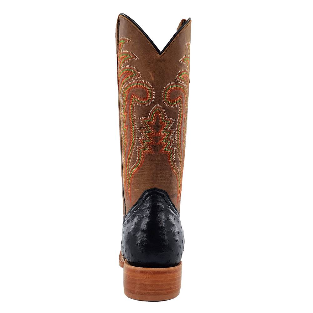R Watson FQ Ostrich Black Boots