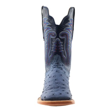 R. Watson American Blue Jean FQ Ostrich Boots