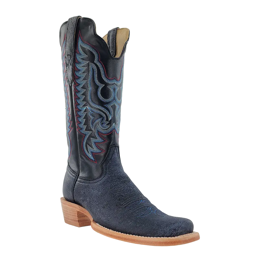 R. Watson Midnight Blue Cape Buffalo Boots