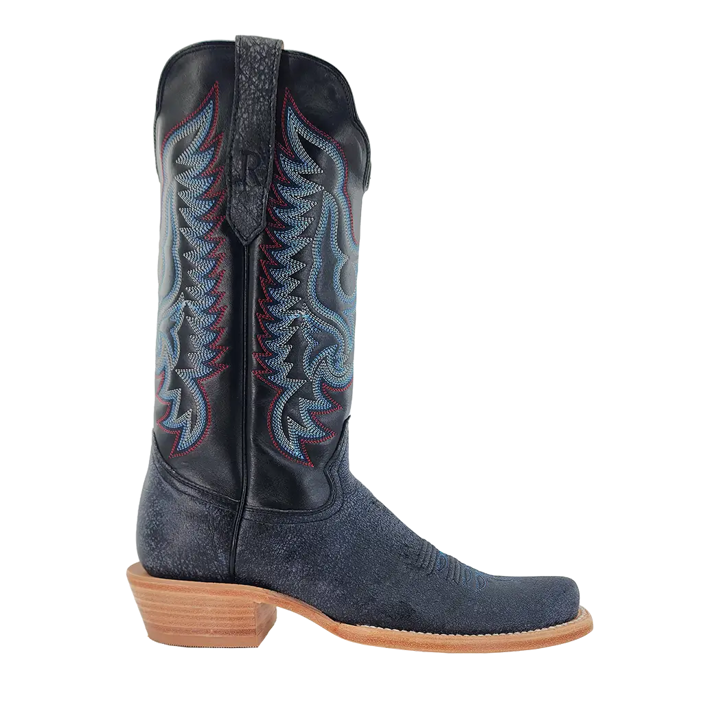 R. Watson Midnight Blue Cape Buffalo Boots