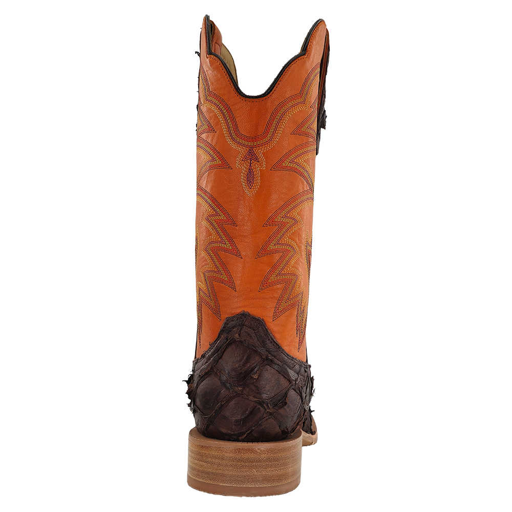 R. Watson Chocolate Matte Pirarucu Boots