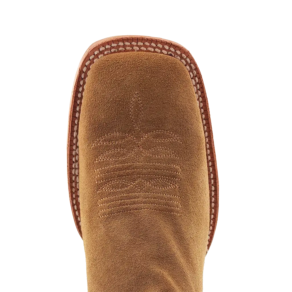 R. Watson Sand Roughout Cherry Red Boots