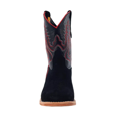 R. Watson Kids Black Rough Out