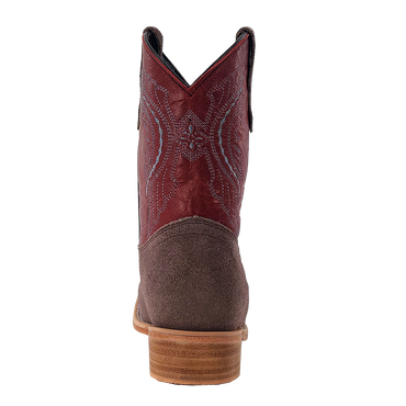 R. Watson Kids Charcoal Rough Out Boots