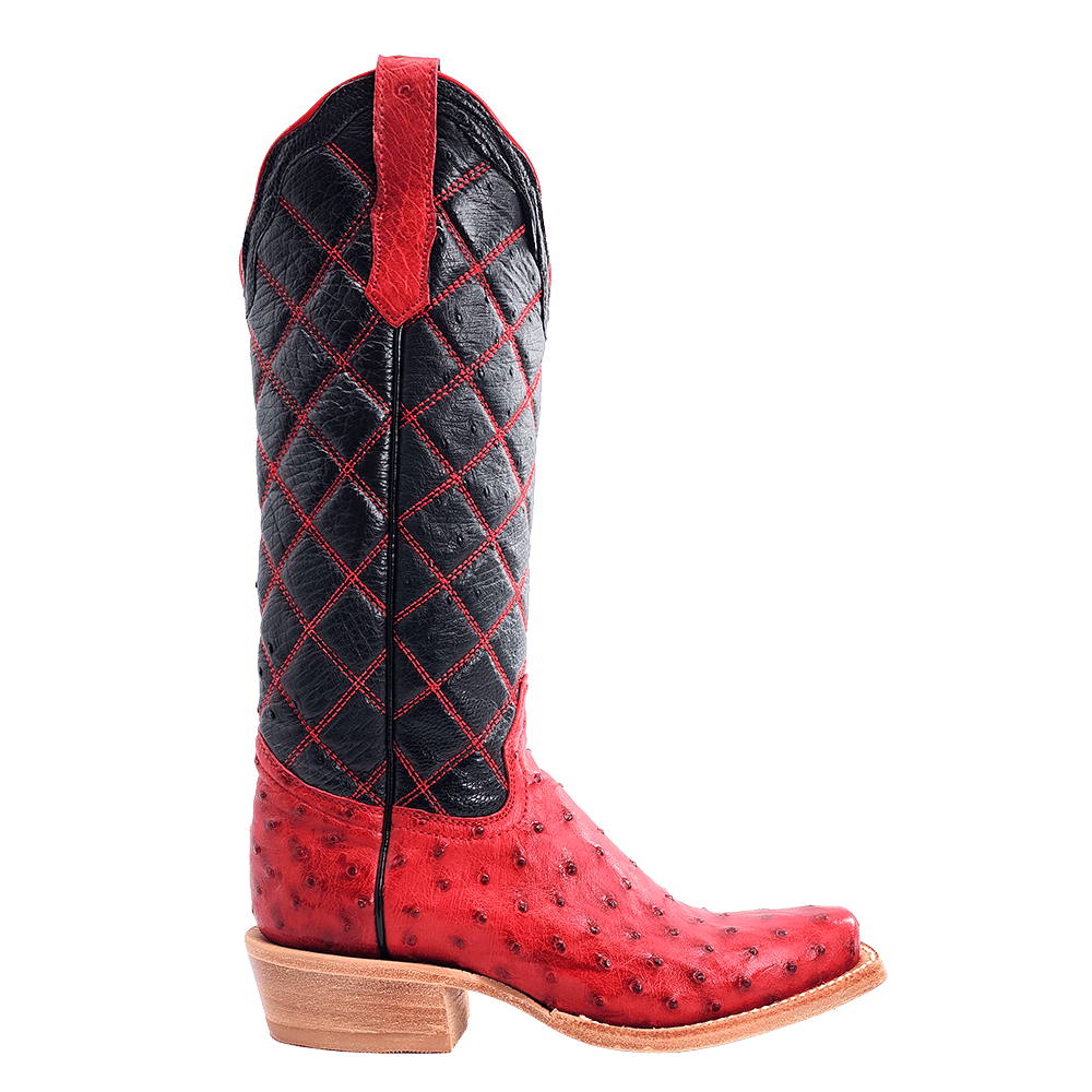 R. Watson Red Rose FQ Ostrich Boots