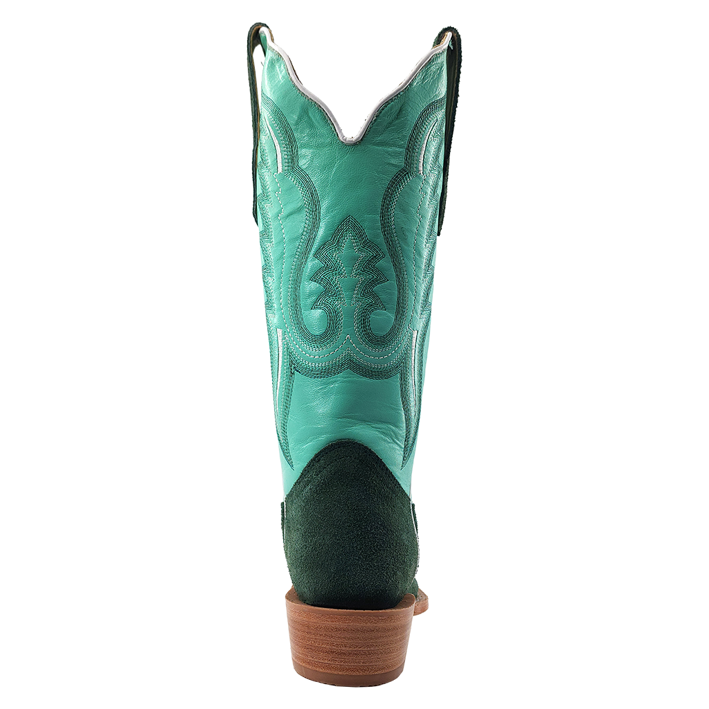 R. Watson Teal Roughout Boots