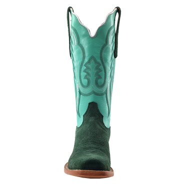 R. Watson Teal Roughout Boots
